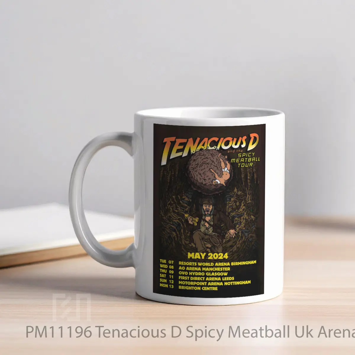 Mug Tenacious D Spicy Meatball Uk Arena Tour 2024 MPM11196 - All-side / Desain