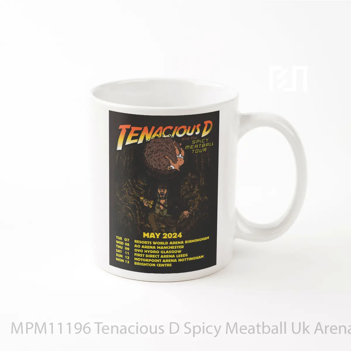 Mug Tenacious D Spicy Meatball Uk Arena Tour 2024 MPM11196