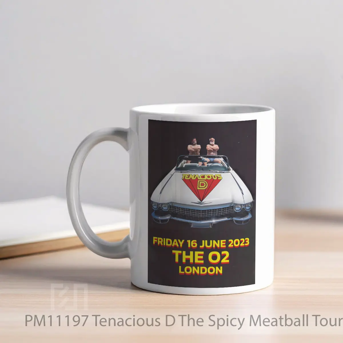 Mug Tenacious D The Spicy Meatball Tour London O2 Arena 16 June 2023 MPM11197 - All-side / Desain