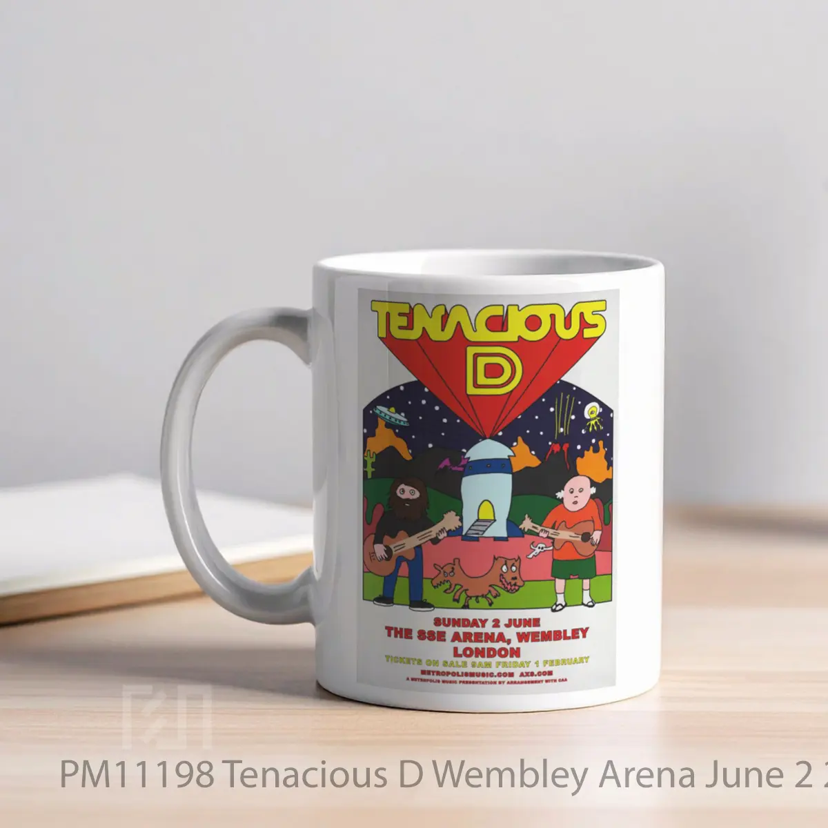Mug Tenacious D Wembley Arena June 2 2018 MPM11198 - All-side / Desain