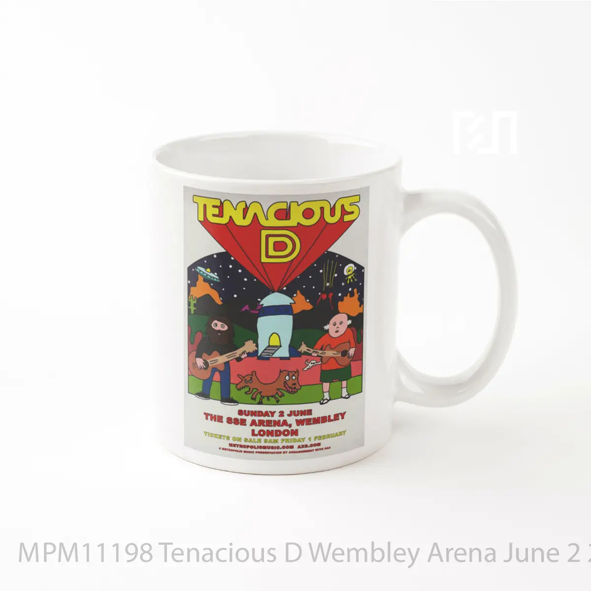Mug Tenacious D Wembley Arena June 2 2018 MPM11198