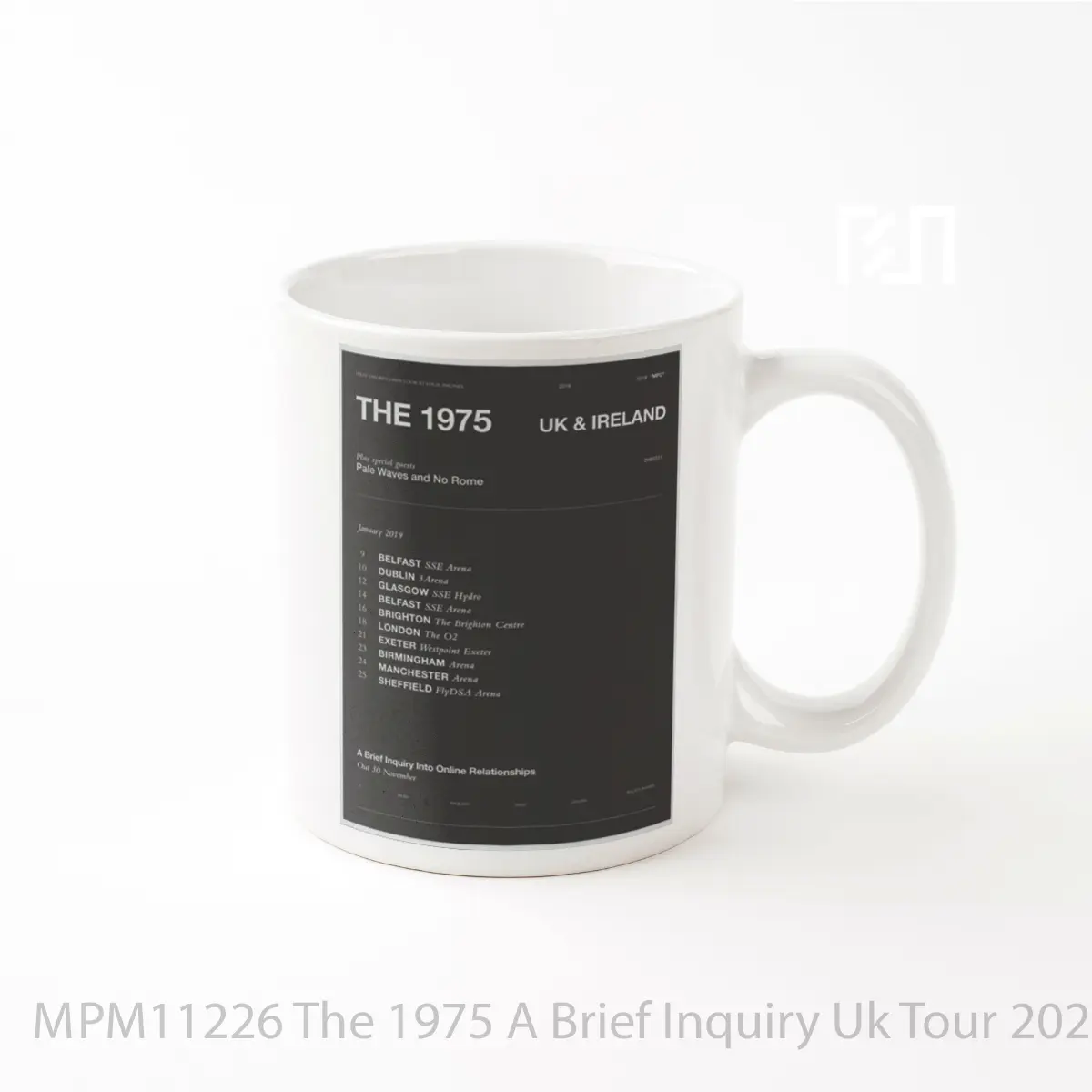 Mug The 1975 A Brief Inquiry Uk Tour 2020 Alternate MPM11226