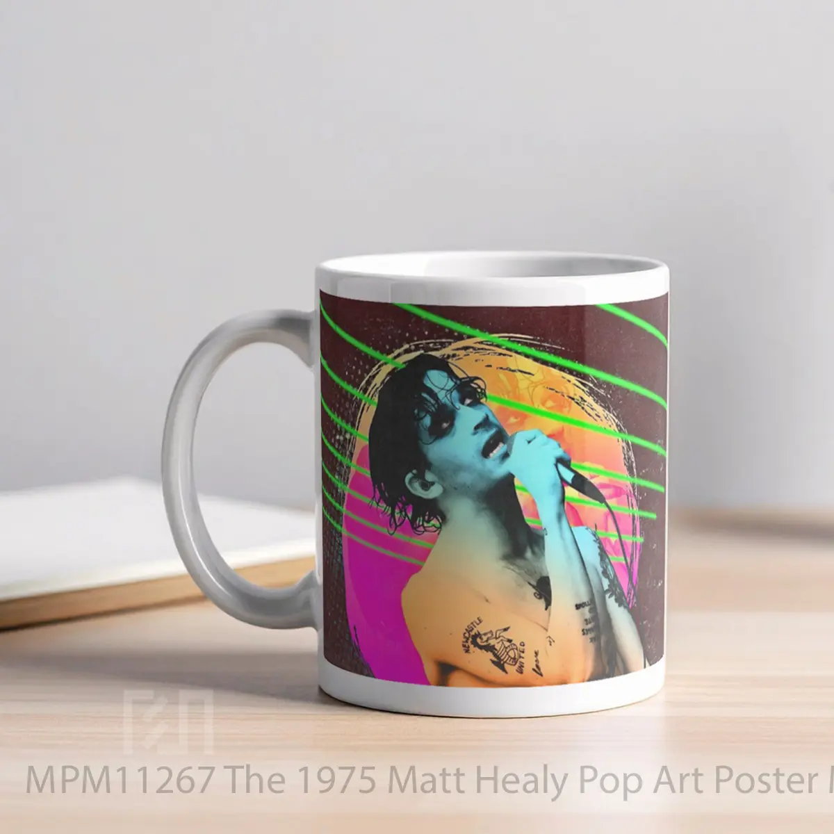 Mug The 1975 Matt Healy Pop Art MPM11267 - All-side / Desain