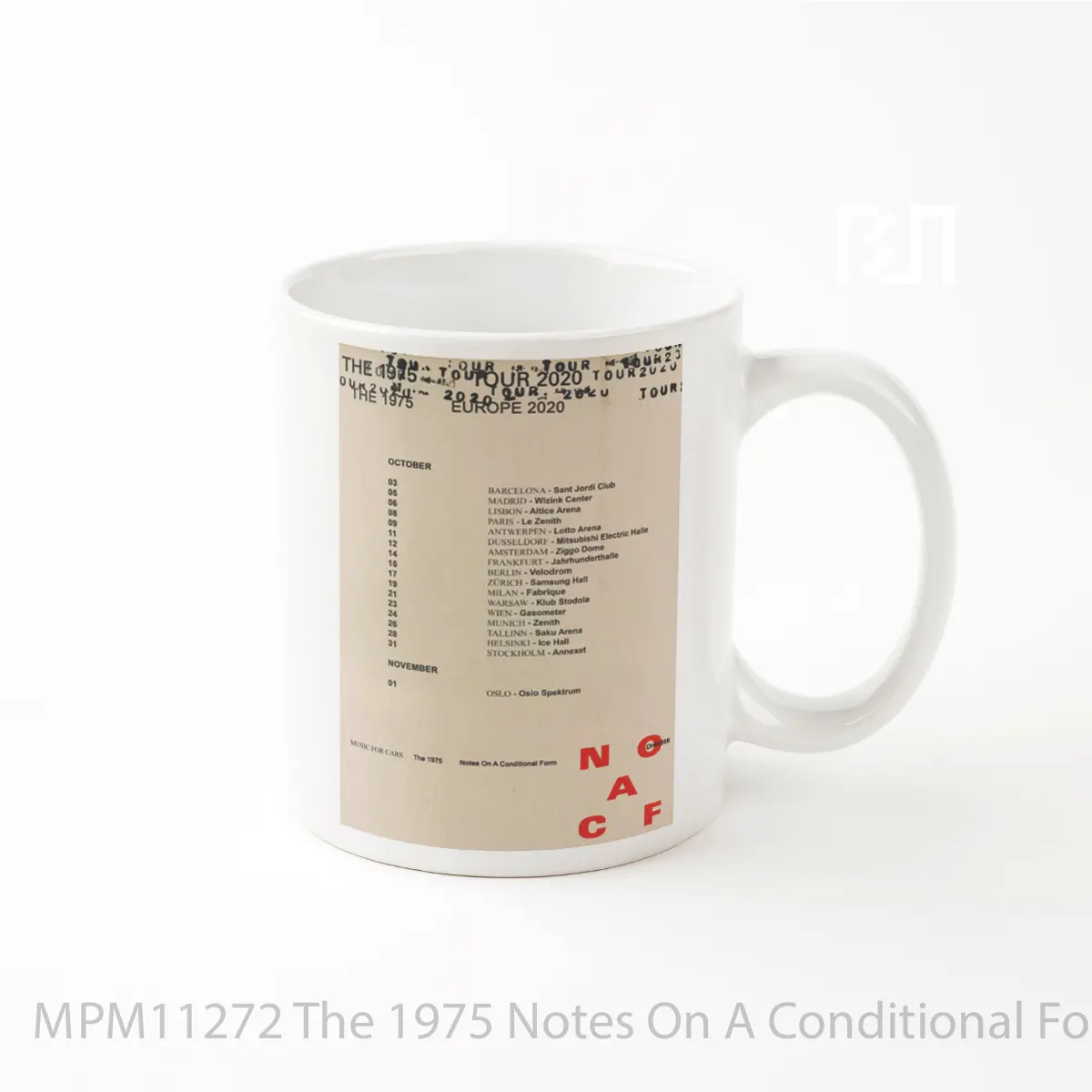Mug The 1975 Notes On A Conditional Form 2020 European MPM11272