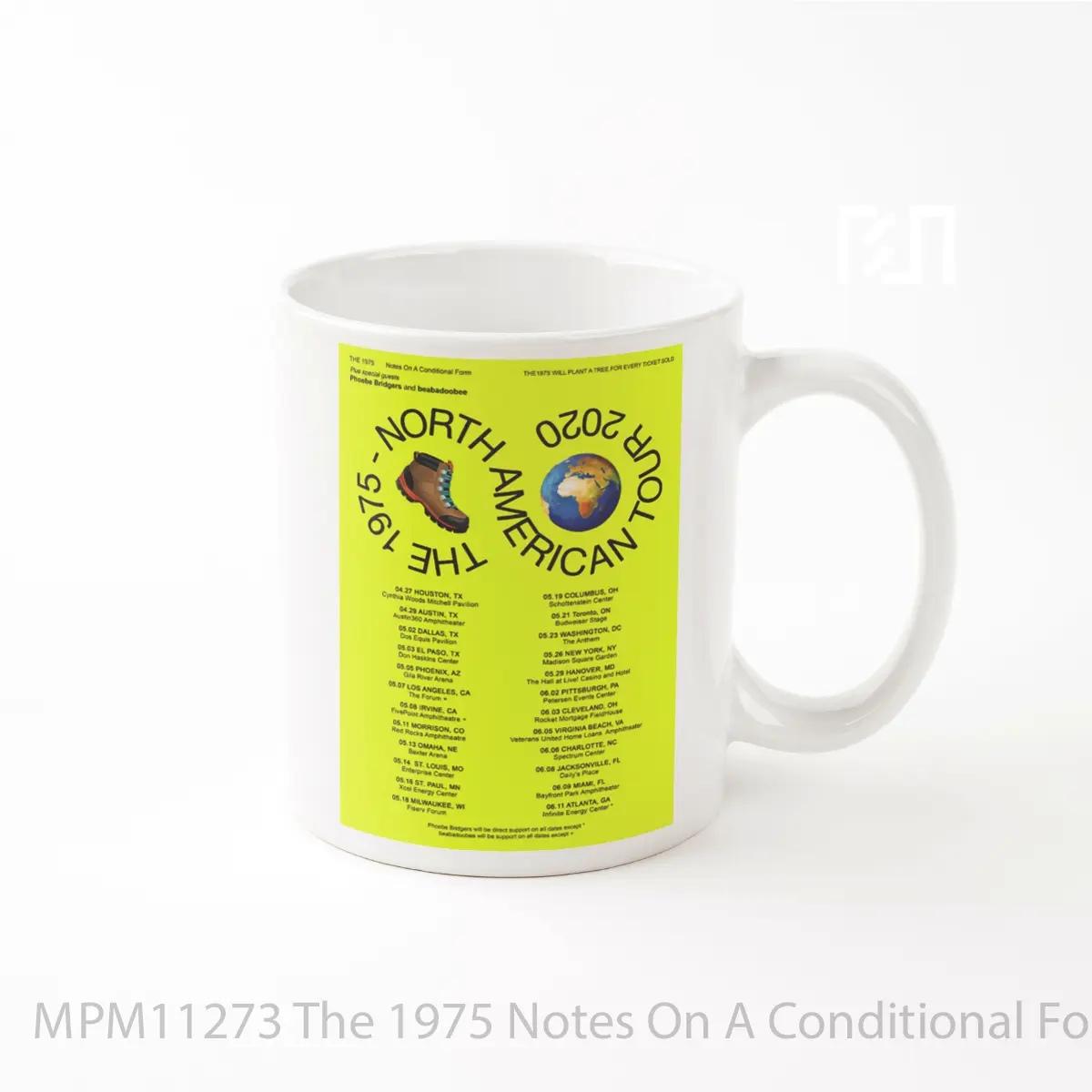 Mug The 1975 Notes On A Conditional Form North America Tour 2020 MPM11273