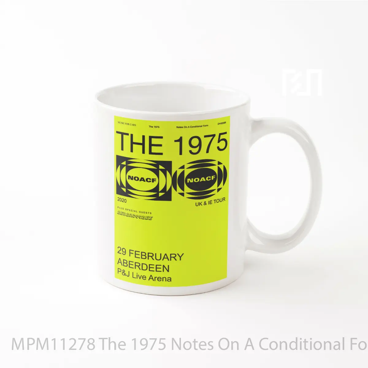 Mug The 1975 Notes On A Conditional Form Tour 2020 Glasgow MPM11278
