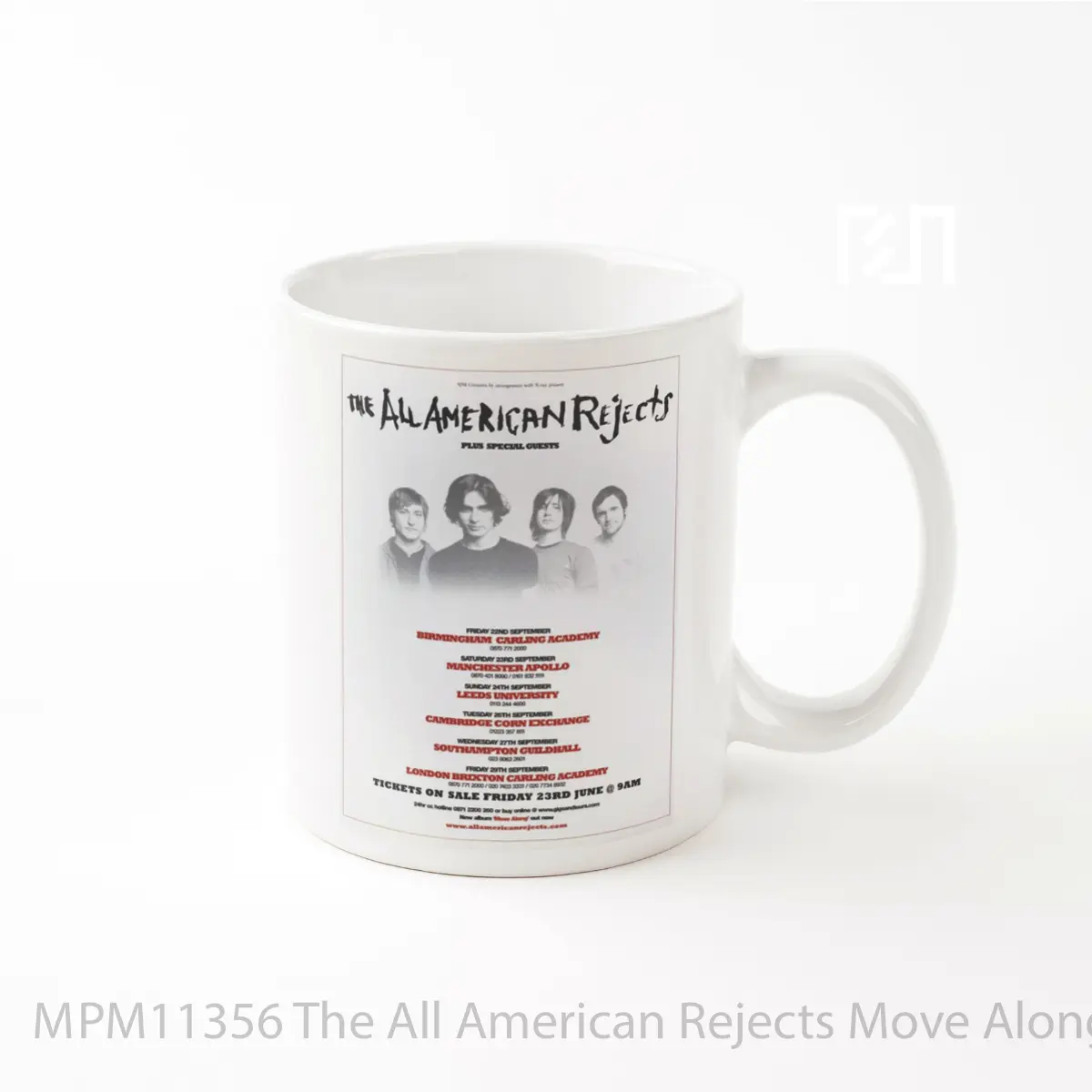 Mug The All American Rejects Move Along 2005 Uk Tour MPM11356