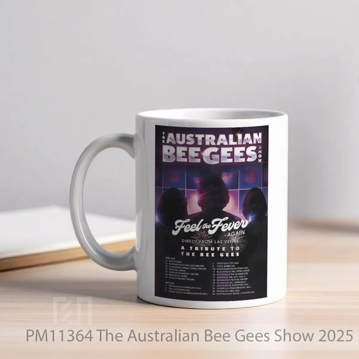 Mug The Australian Bee Gees Show 2025 Uk Tour MPM11364 - All-side / Desain