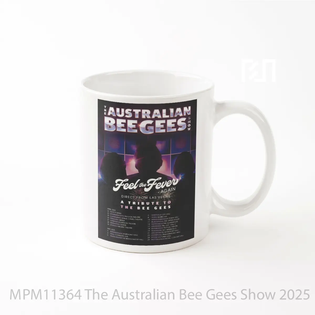 Mug The Australian Bee Gees Show 2025 Uk Tour MPM11364