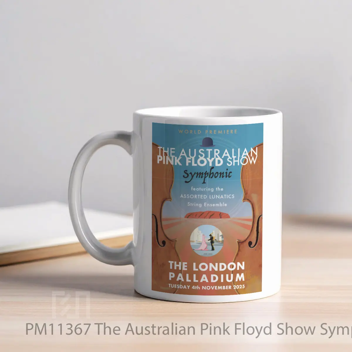 Mug The Australian Pink Floyd Show Symphonic Live Tour 2025 MPM11367 - All-side / Desain