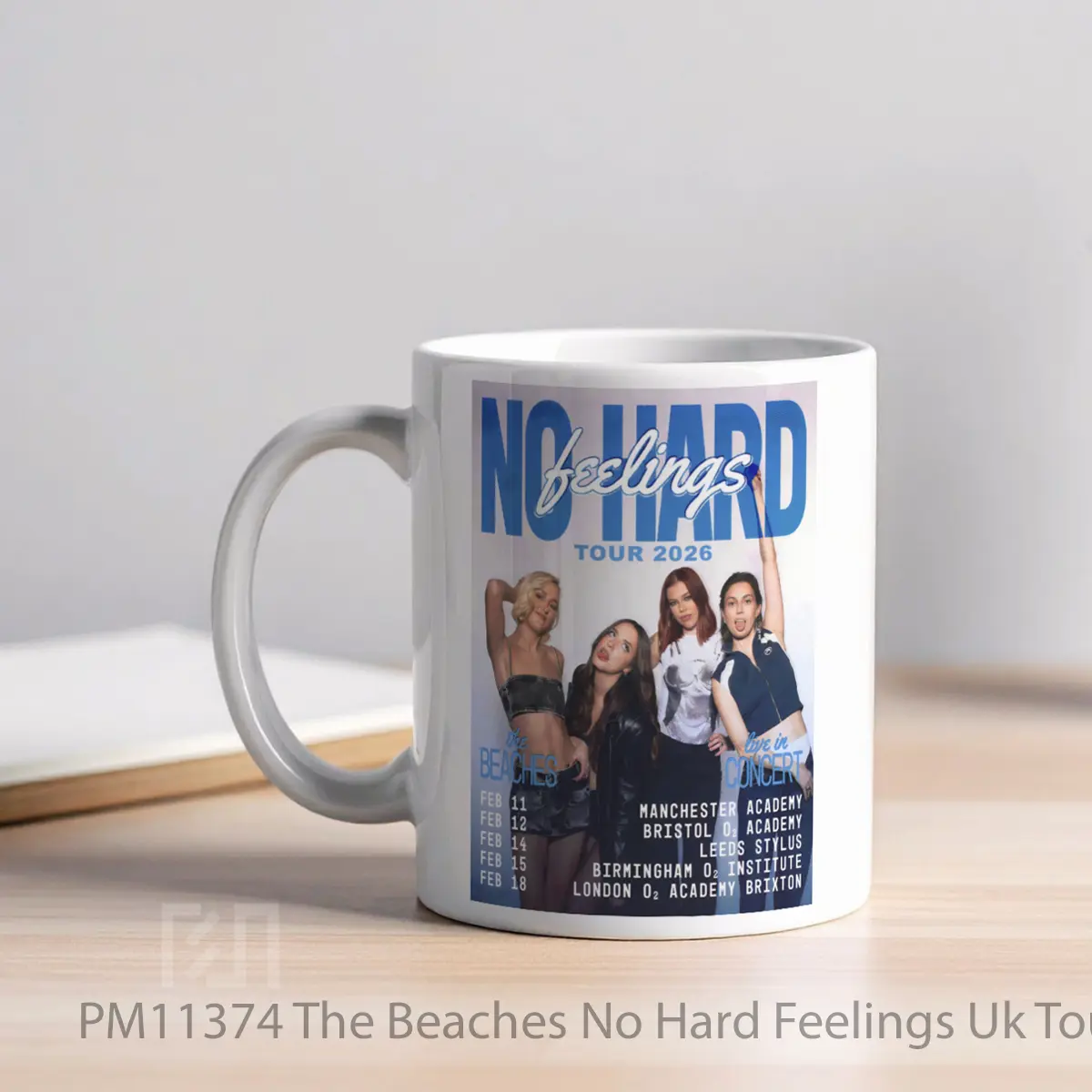 Mug The Beaches No Hard Feelings Uk Tour 2026 MPM11374 - All-side / Desain