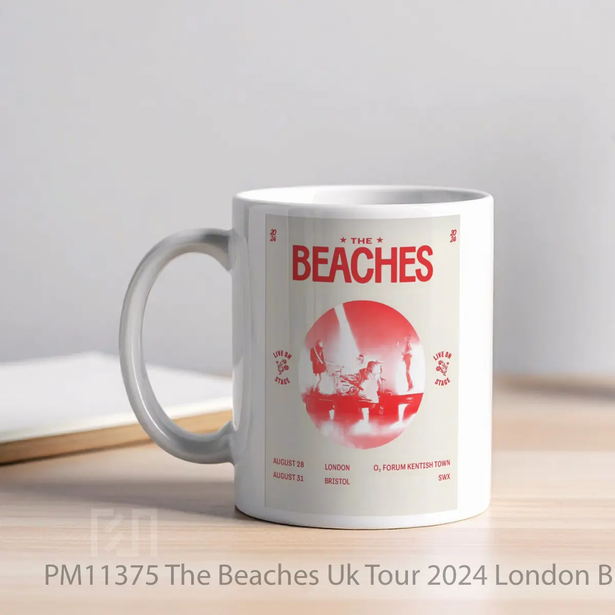 Mug The Beaches Uk Tour 2024 London Bristol MPM11375 - All-side / Desain