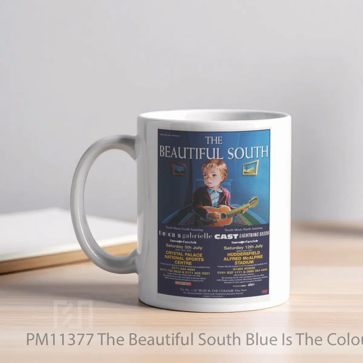 Mug The Beautiful South Blue Is The Colour 1997 Stadium Tour MPM11377 - All-side / Desain