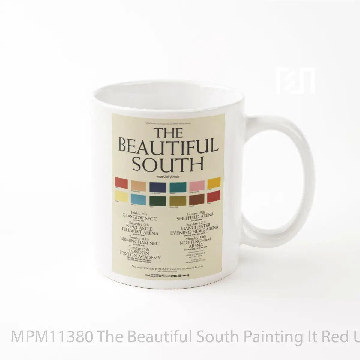 Mug The Beautiful South Painting It Red Uk Tour 2000 MPM11380