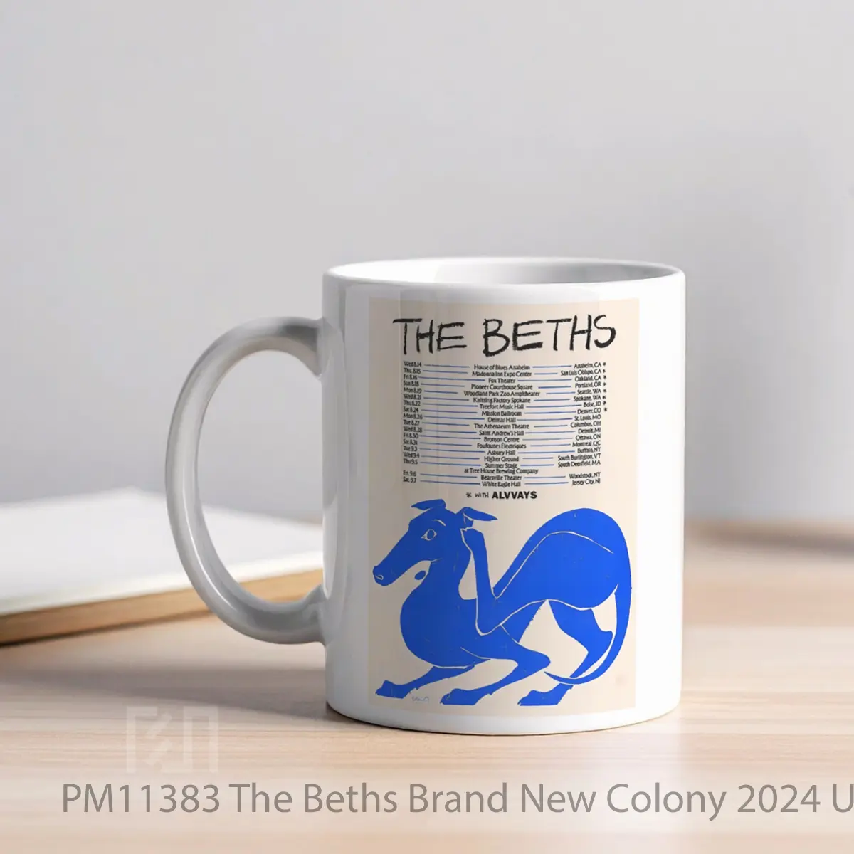 Mug The Beths Brand New Colony 2024 U S North American Tour MPM11383 - All-side / Desain