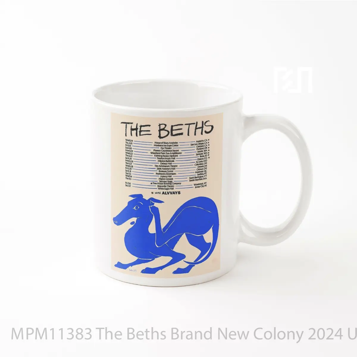 Mug The Beths Brand New Colony 2024 U S North American Tour MPM11383
