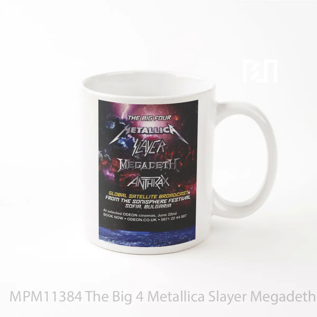Mug The Big 4 Metallica Slayer Megadeth Anthrax MPM11384