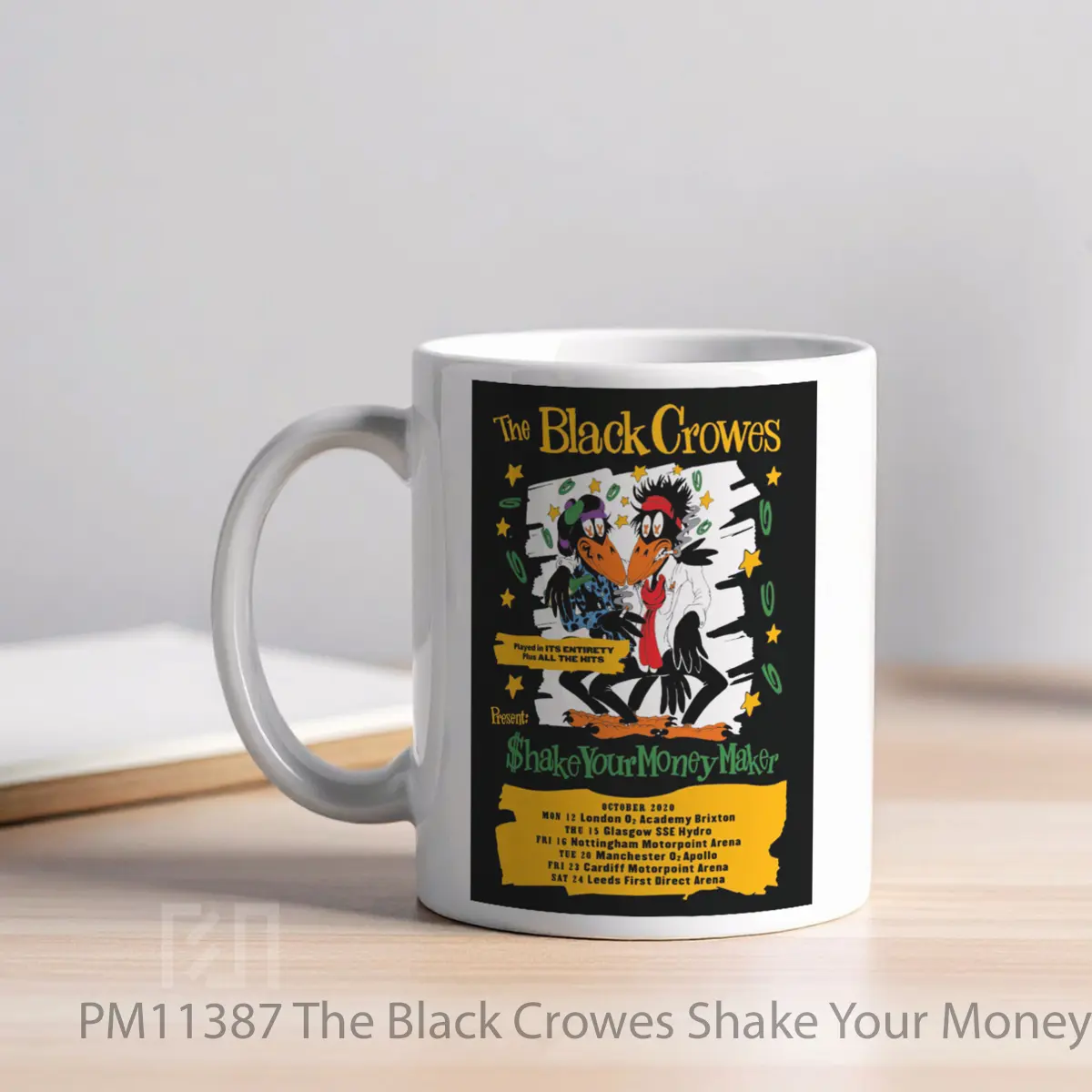 Mug The Black Crowes Shake Your Money Maker 2020 Uk Tour MPM11387 - All-side / Desain