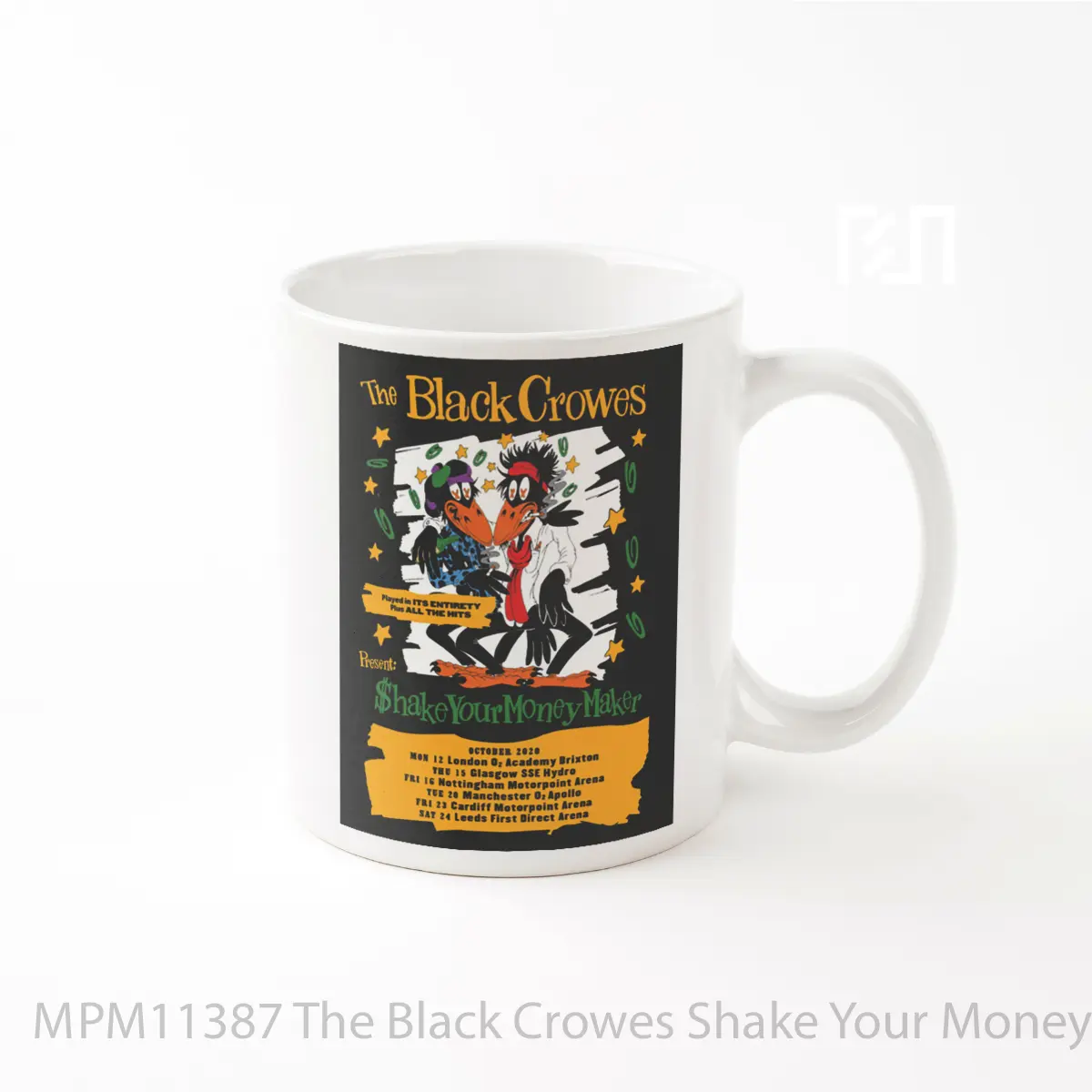 Mug The Black Crowes Shake Your Money Maker 2020 Uk Tour MPM11387