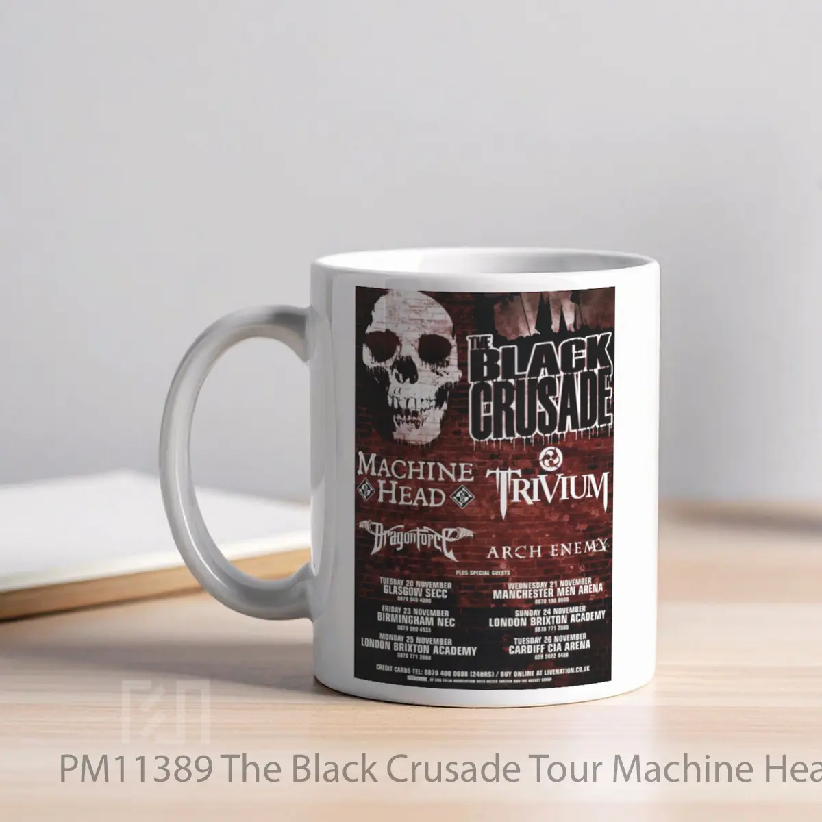 Mug The Black Crusade Tour Machine Head Trivium MPM11389 - All-side / Desain