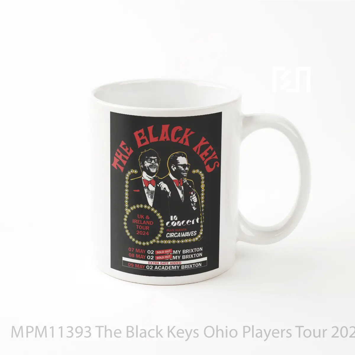 Mug The Black Keys Ohio Players Tour 2024 London MPM11393