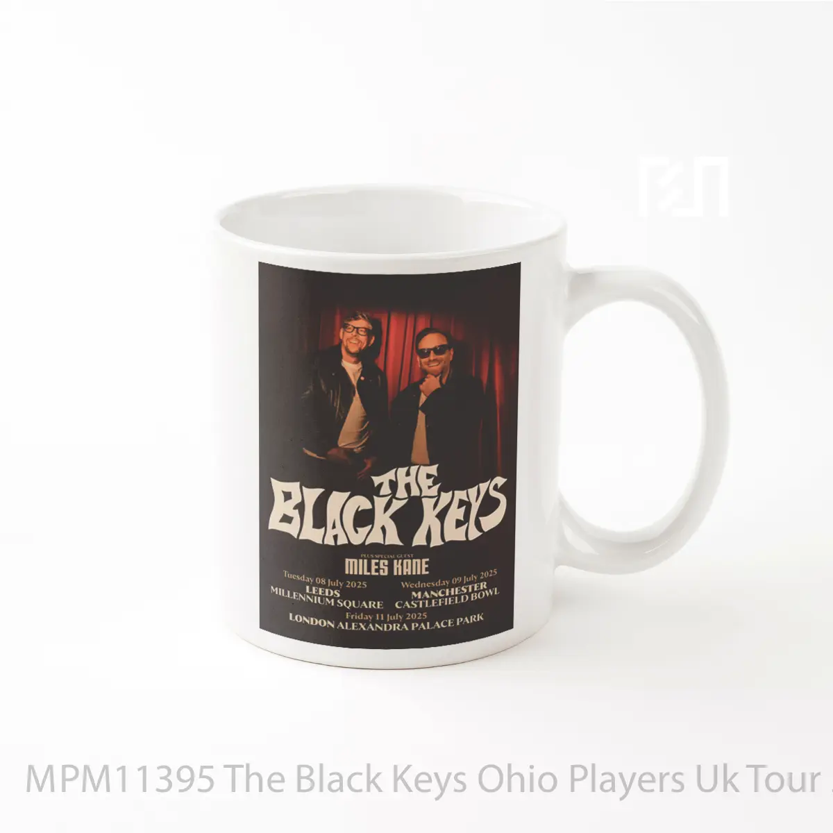 Mug The Black Keys Ohio Players Uk Tour 2025 Leeds Manchester London MPM11395