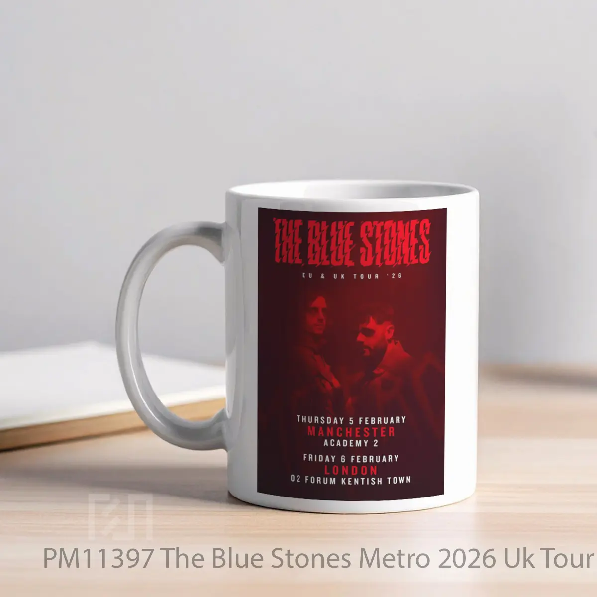 Mug The Blue Stones Metro 2026 Uk Tour MPM11397 - All-side / Desain