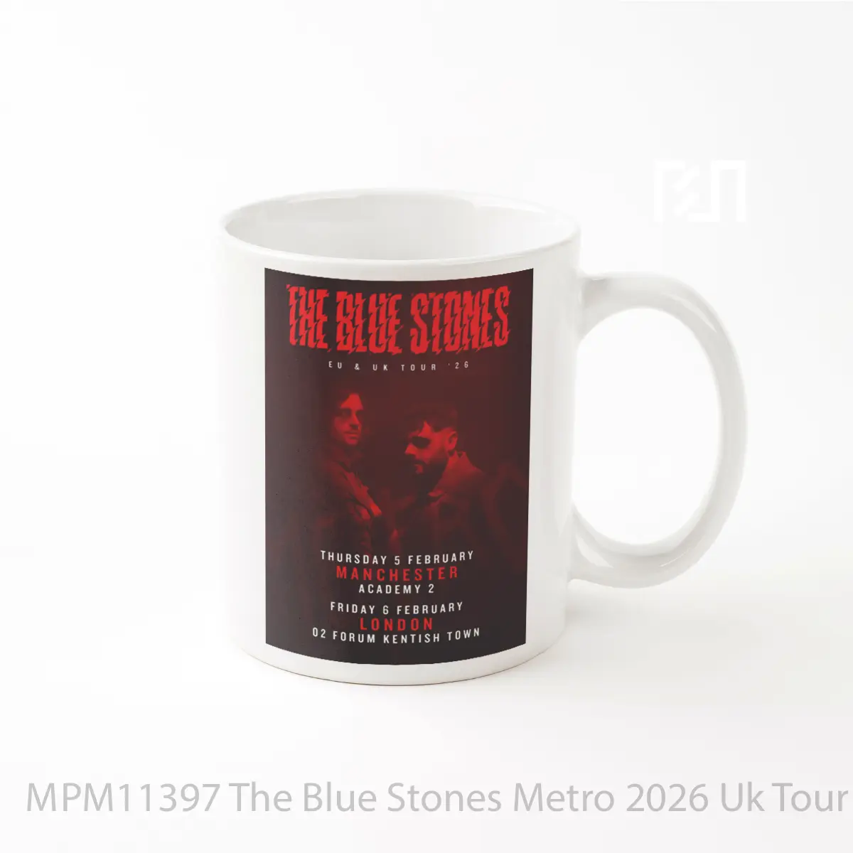 Mug The Blue Stones Metro 2026 Uk Tour MPM11397