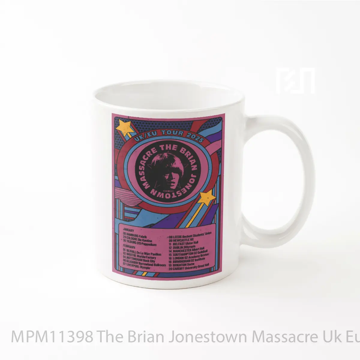 Mug The Brian Jonestown Massacre Uk Europe Tour 2025 MPM11398