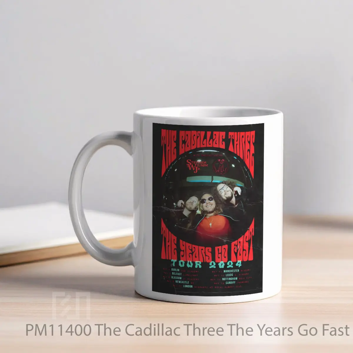 Mug The Cadillac Three The Years Go Fast Uk Ireland Tour 2024 MPM11400 - All-side / Desain