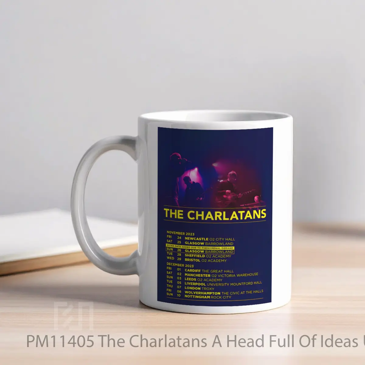 Mug The Charlatans A Head Full Of Ideas Uk Tour 2023 MPM11405 - All-side / Desain