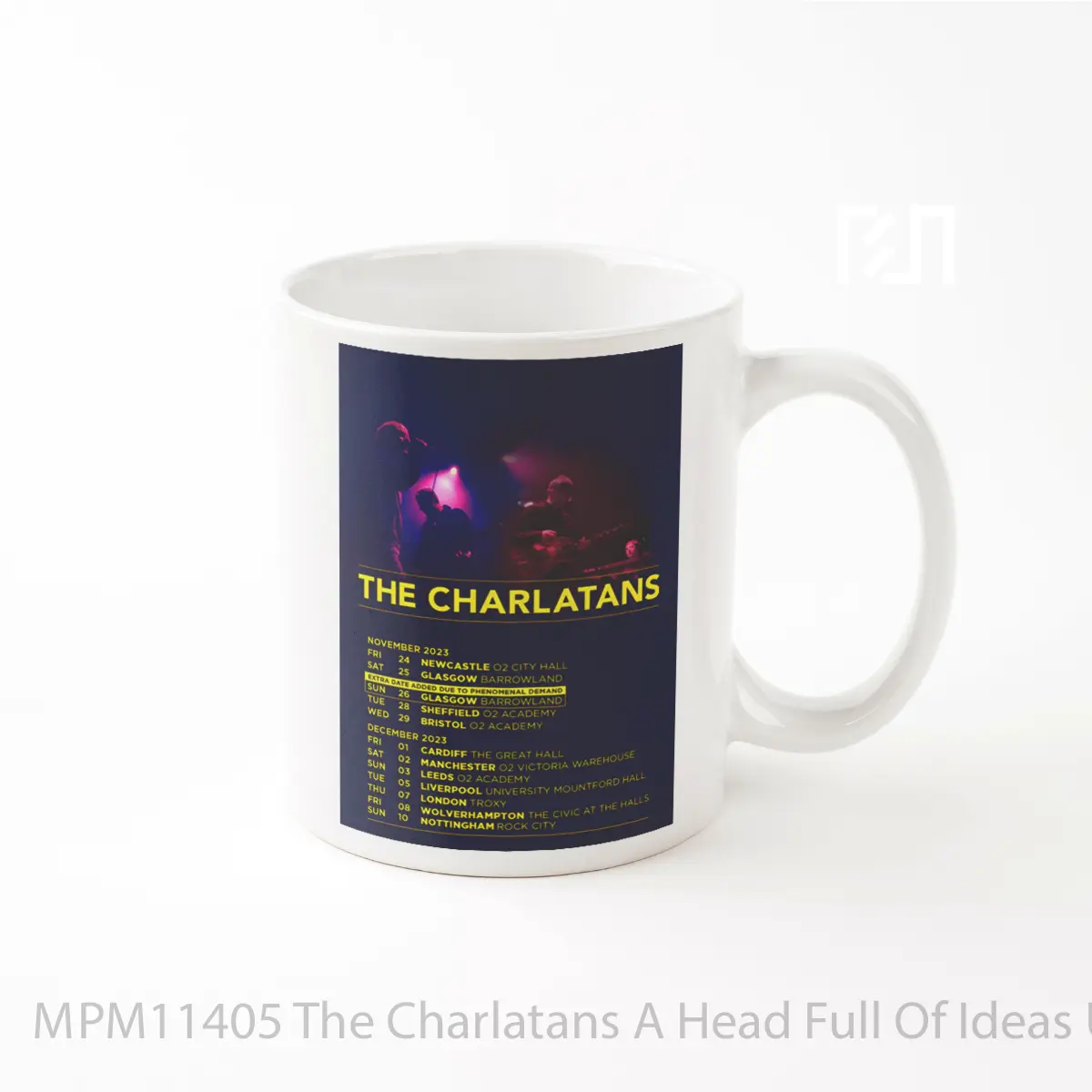 Mug The Charlatans A Head Full Of Ideas Uk Tour 2023 MPM11405