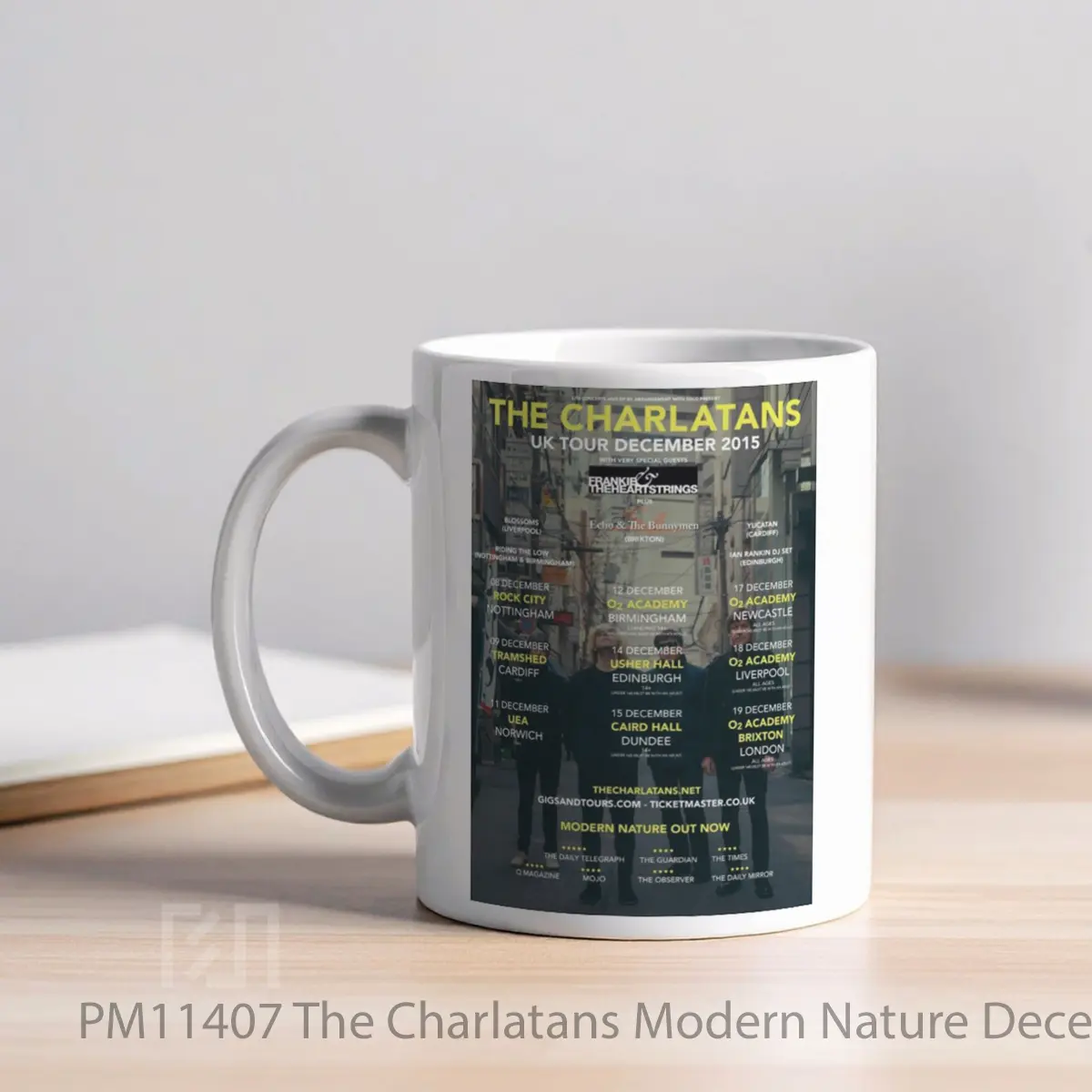 Mug The Charlatans Modern Nature December 2015 Uk Tour MPM11407 - All-side / Desain