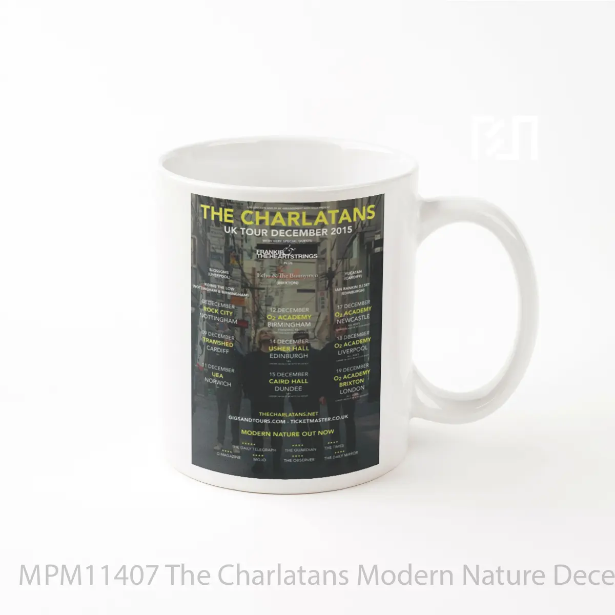 Mug The Charlatans Modern Nature December 2015 Uk Tour MPM11407