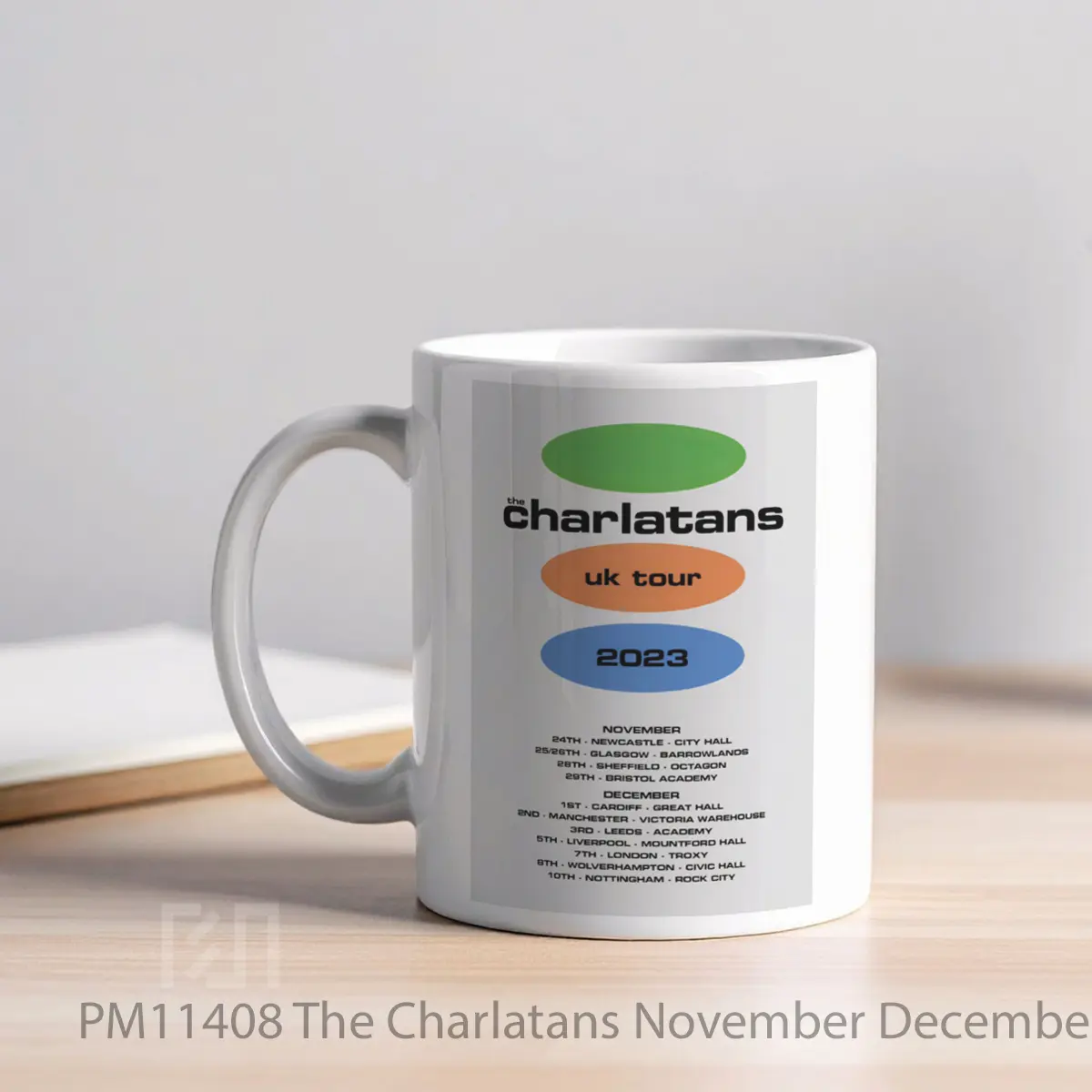Mug The Charlatans November December 2023 Uk Tour Post MPM11408 - All-side / Desain
