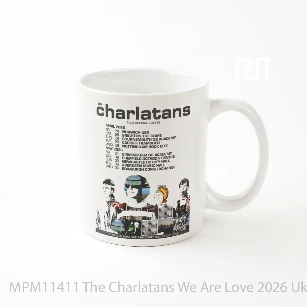 Mug The Charlatans We Are Love 2026 Uk Tour MPM11411