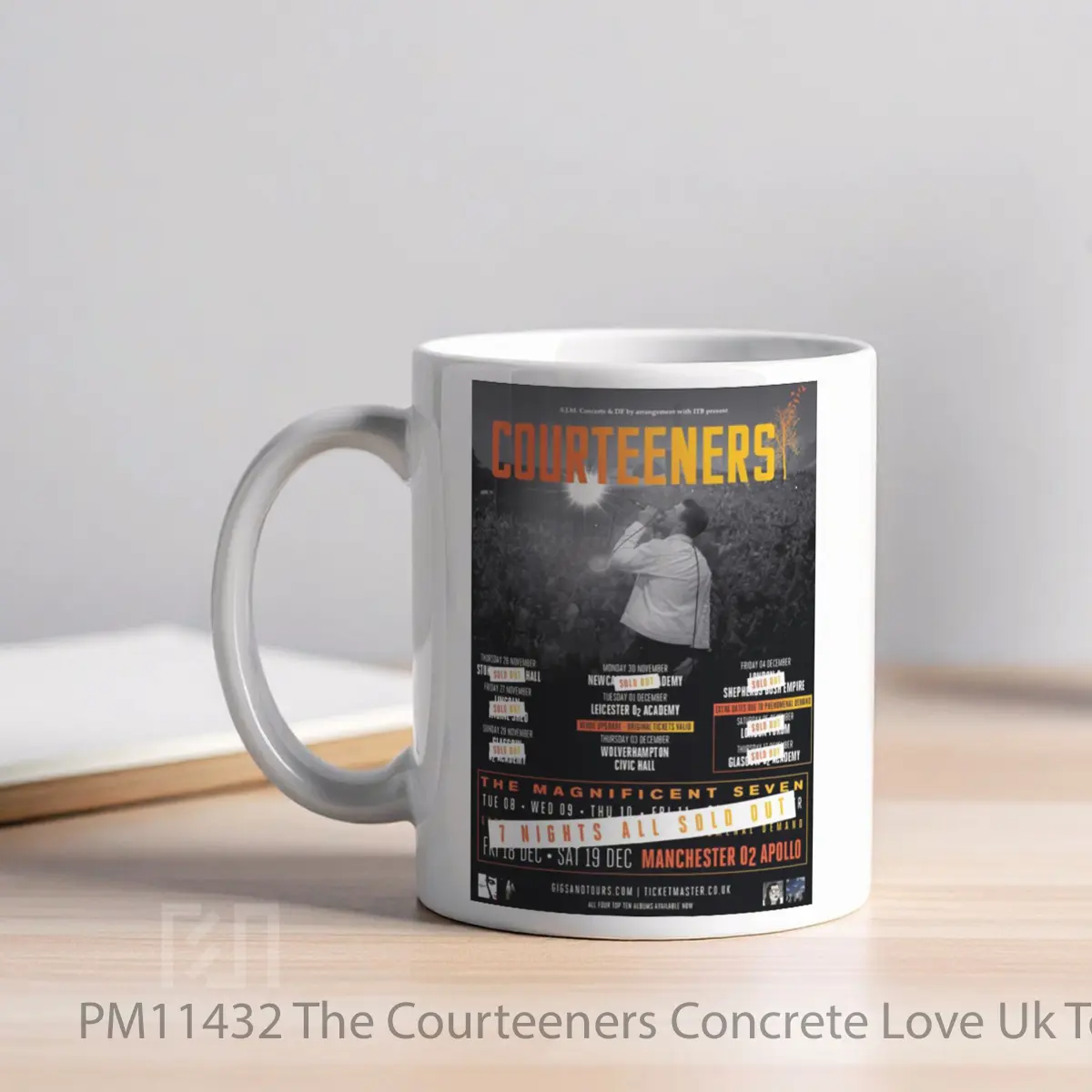 Mug The Courteeners Concrete Love Uk Tour 2015 MPM11432 - All-side / Desain
