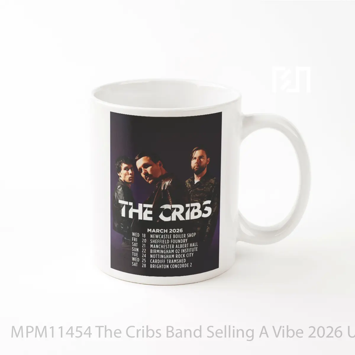 Mug The Cribs Band Selling A Vibe 2026 Uk Tour Poste MPM11454