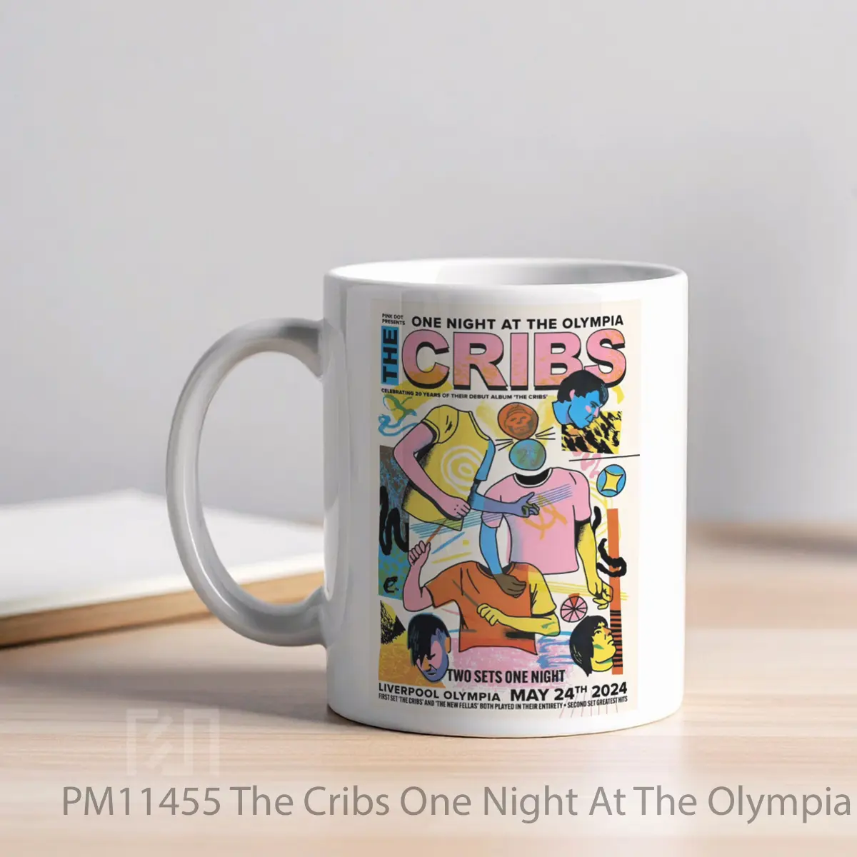 Mug The Cribs One Night At The Olympia Liverpool MPM11455 - All-side / Desain