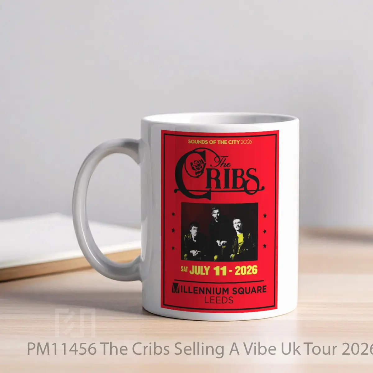Mug The Cribs Selling A Vibe Uk Tour 2026 Leeds MPM11456 - All-side / Desain