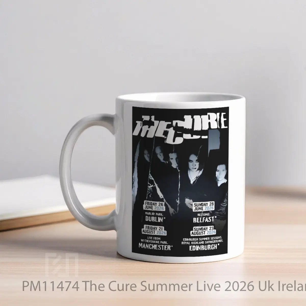 Mug The Cure Summer Live 2026 Uk Ireland Tour Alt MPM11474 - All-side / Desain