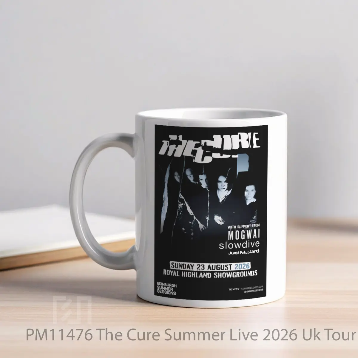 Mug The Cure Summer Live 2026 Uk Tour Edinburgh Royal Highland Showground MPM11476 - All-side / Desain