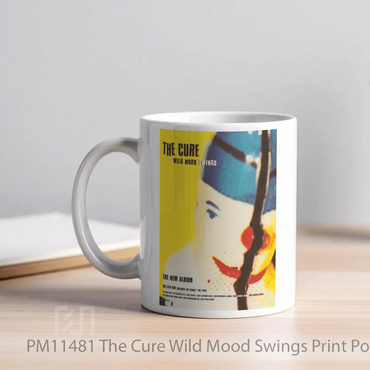 Mug The Cure Wild Mood Swings Print MPM11481 - All-side / Desain