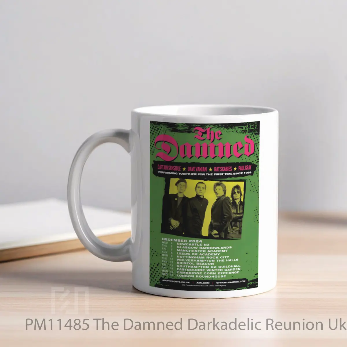 Mug The Damned Darkadelic Reunion Uk Tour 2024 MPM11485 - All-side / Desain