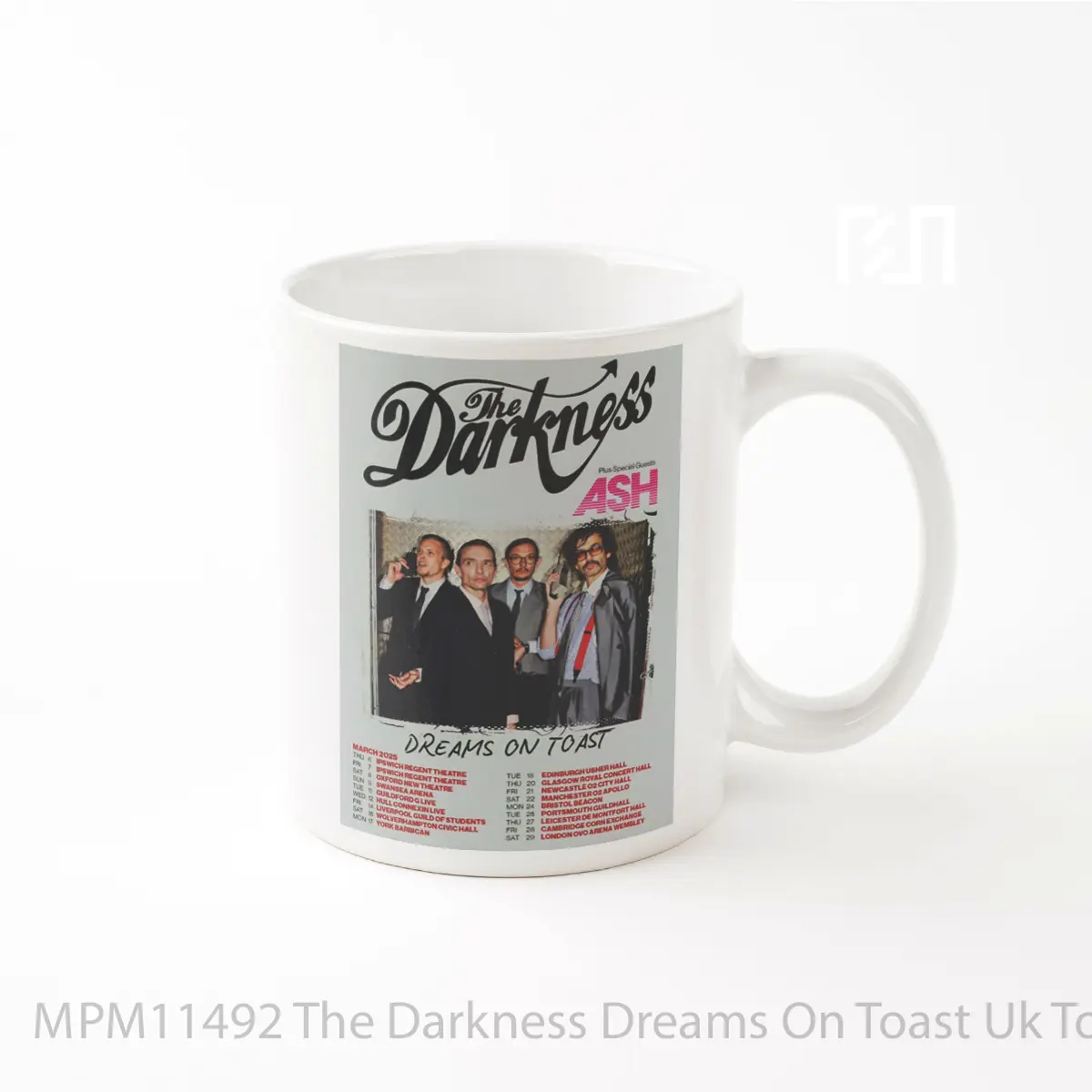 Mug The Darkness Dreams On Toast Uk Tour 2025 MPM11492