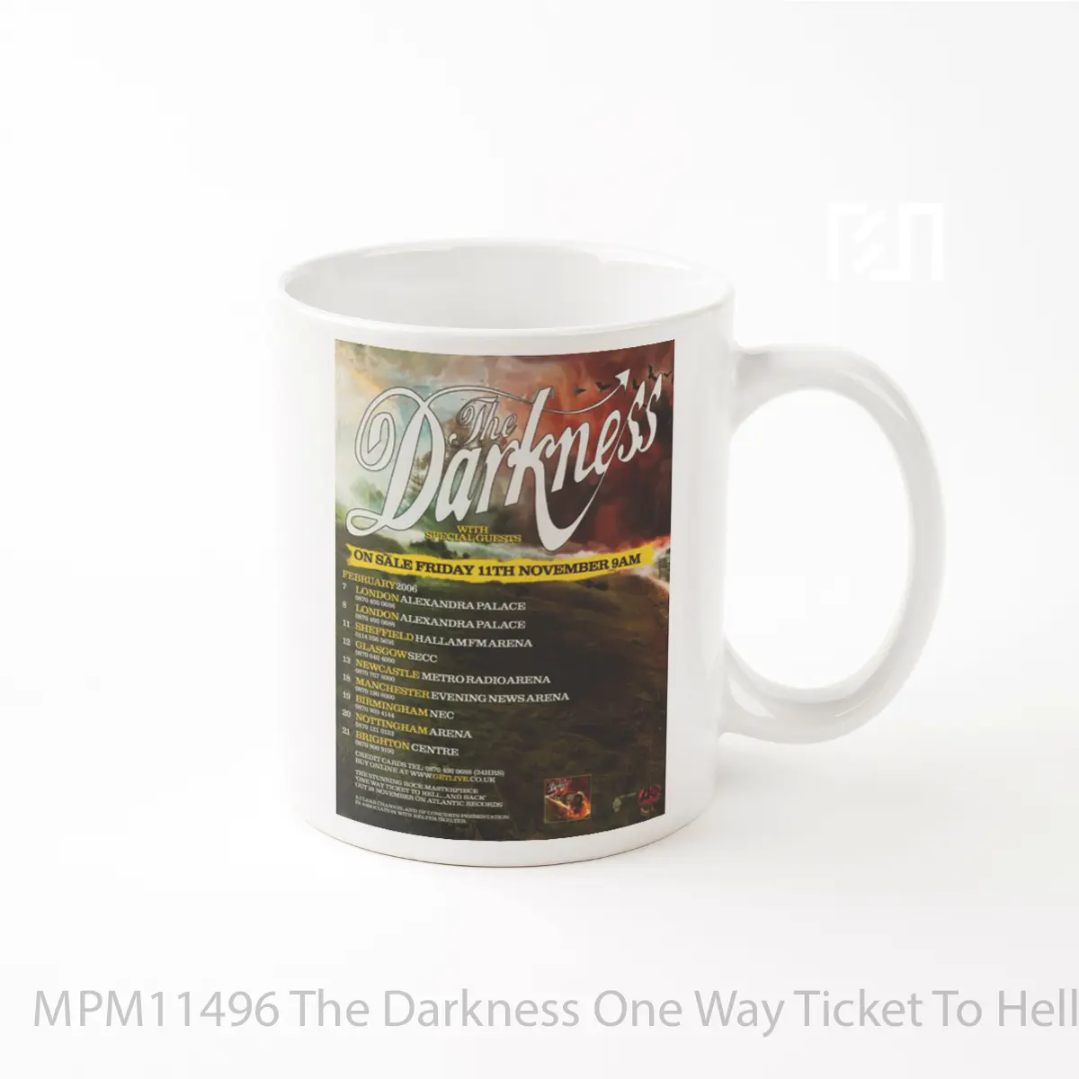 Mug The Darkness One Way Ticket To Hell Tour 2006 MPM11496