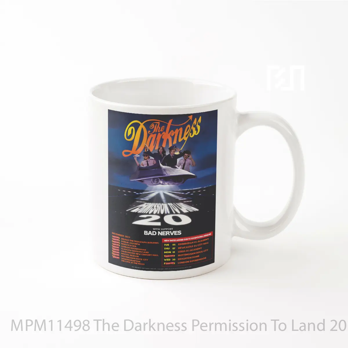 Mug The Darkness Permission To Land 20 Anniversary Tour 2023 MPM11498