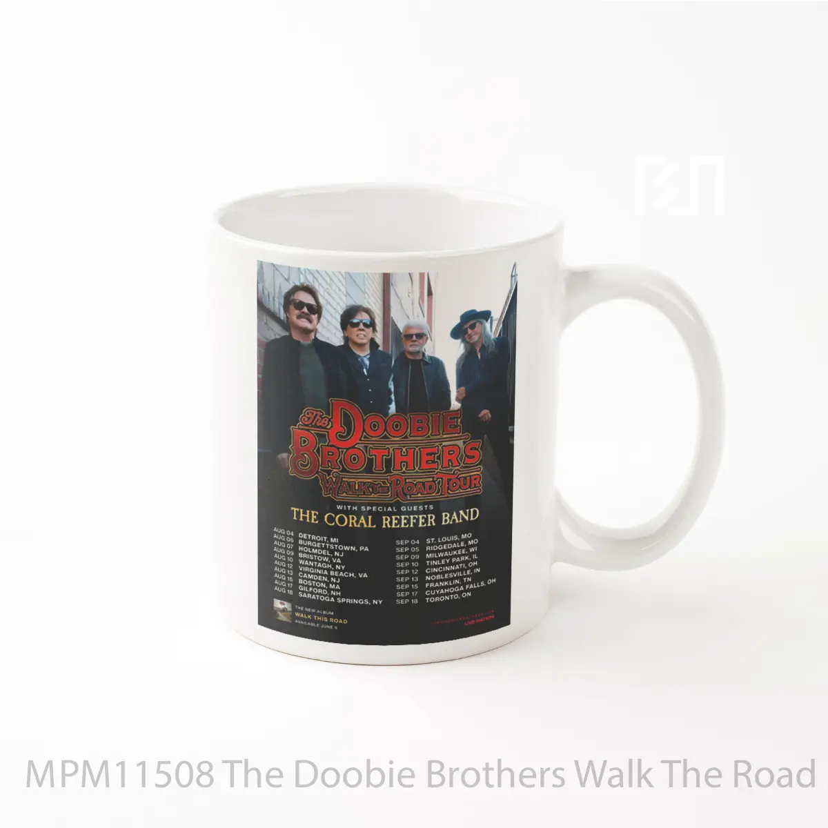 Mug The Doobie Brothers Walk The Road 2025 North Ameri MPM11508