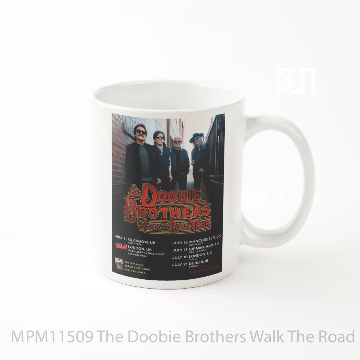 Mug The Doobie Brothers Walk The Road Uk Arena Tour 2025 MPM11509