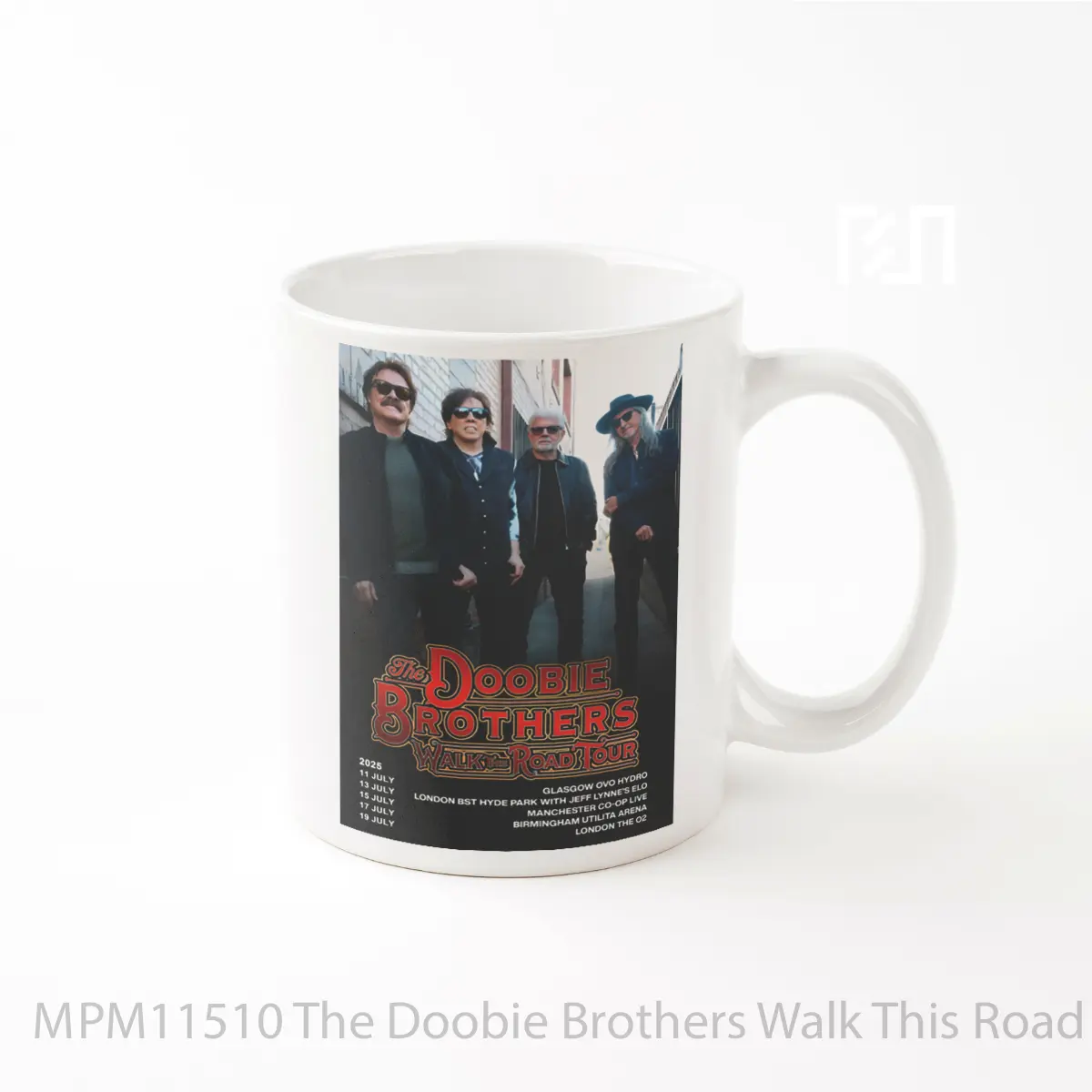 Mug The Doobie Brothers Walk This Road 2025 Uk Arena T MPM11510